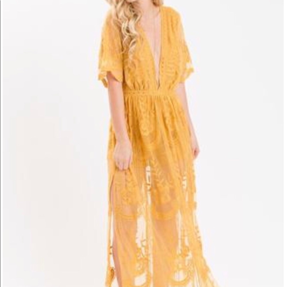 Maxi Marigold Dress/Jumpsuit